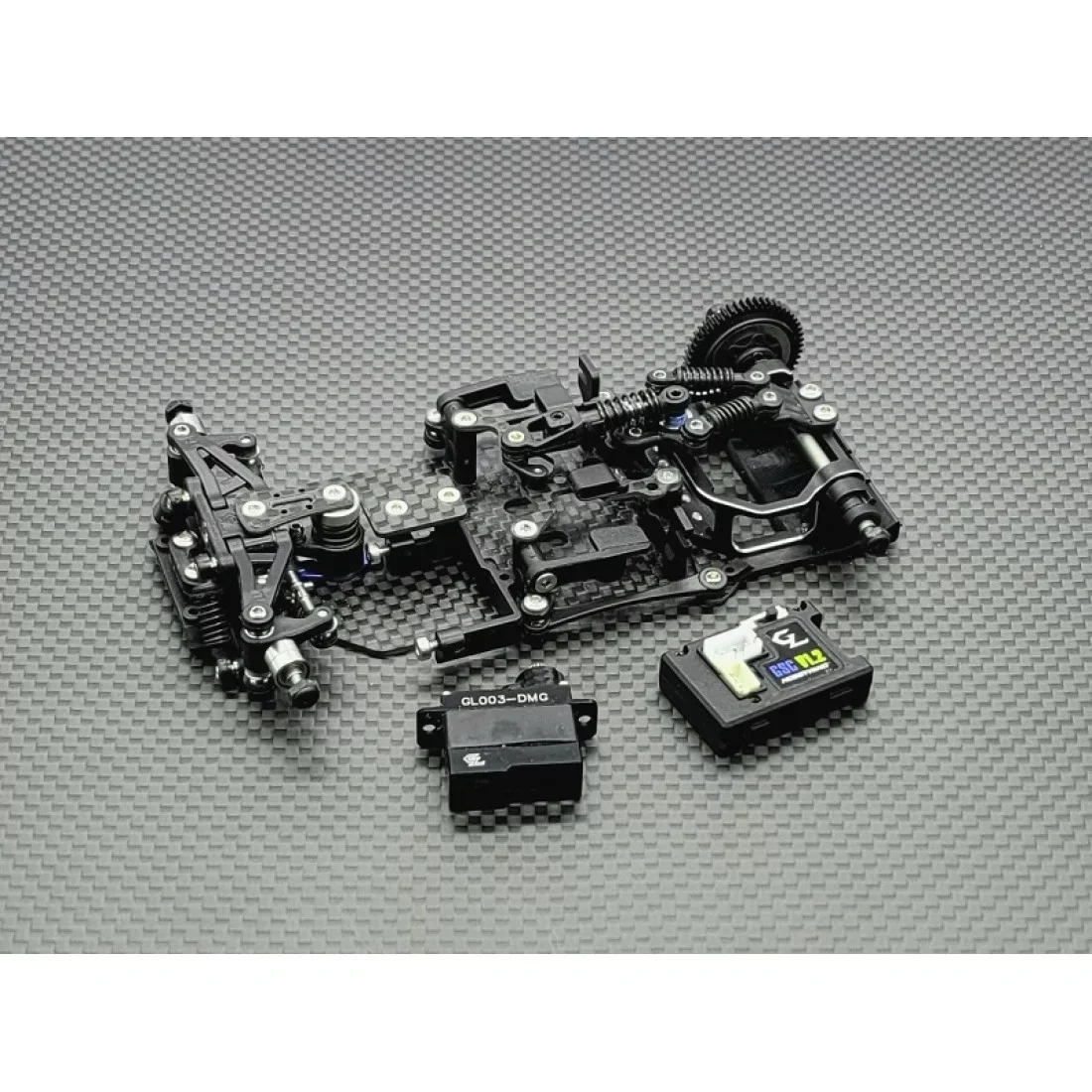 GLR-GT 1-28 RWD Chassis Kit (98mm Wheelbase) w- ESC + SERVO  [GL Racing] GL-GT-001-KSET