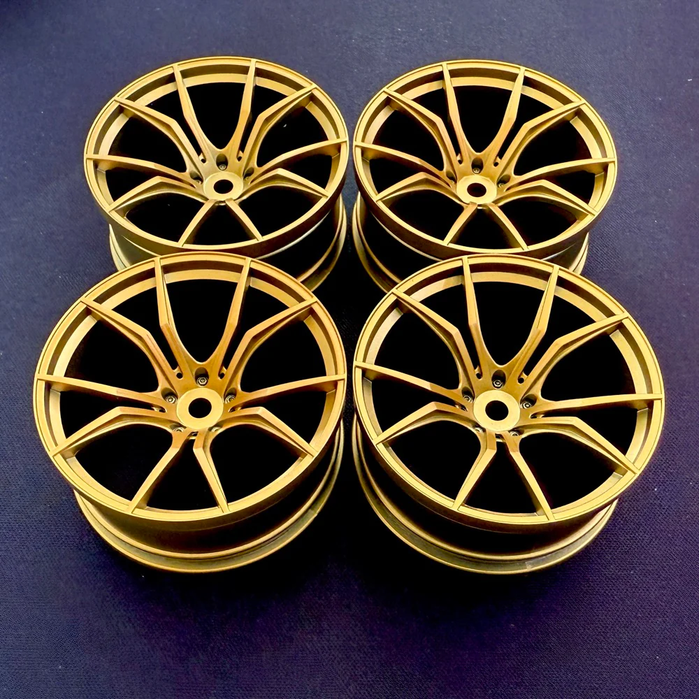 GOLD FX Split 5 Spokes - Titan Style - Concave 8 Offset 1-10 Rims (4-Pack) [MST] 102049GD - Image 2