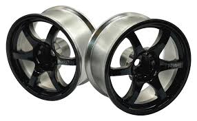 GRAM LIGHTS 57D Sports WHEEL TRACTION TYPE HIGH GLOSS BLACK 6mm 8mm [LAB] LWT-0406HGB LWT-0408HGB - Image 2