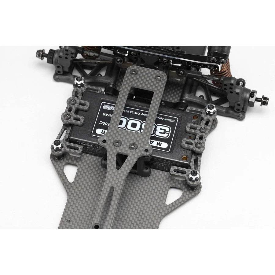 GRAPHITE CARBON FIBER SHORTY battery holder - mount for YD2 YD-2 (v2) [Yokomo] Y2-118CG2A