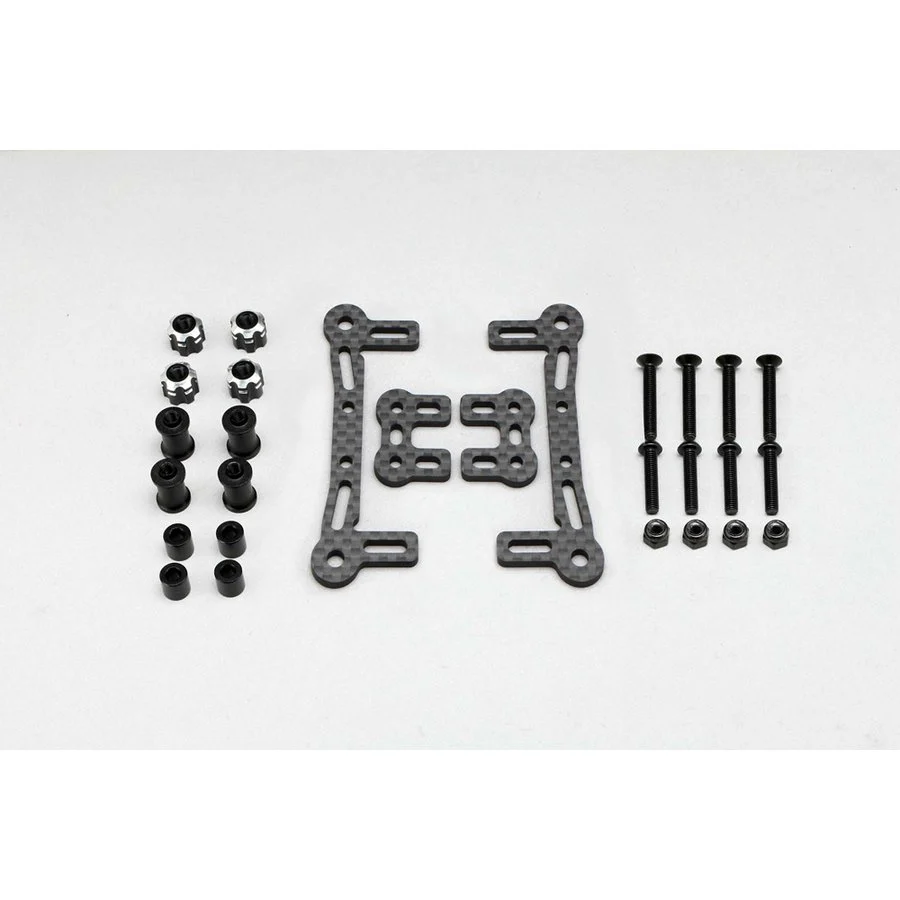 GRAPHITE CARBON FIBER SHORTY battery holder - mount for YD2 YD-2 (v2) [Yokomo] Y2-118CG2A - Image 3