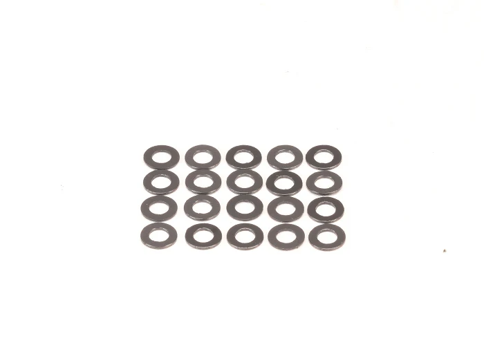 Graphite Nylon Shims 2.1x4x0.2mm (20pcs) [PN Racing] 721402
