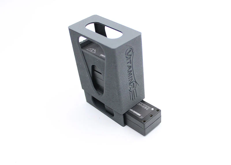 Gray Reflex Racing 340mah Lipo Case Holder (for RRE012) [ Vitamin-Z] VZ-LiHol340-GY-v1 - Image 2