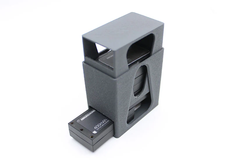 Gray Reflex Racing 400mah Lipo Holder Case (for RRE015) [ Vitamin-Z] VZ-LiHol400-GY-v1 - Image 2