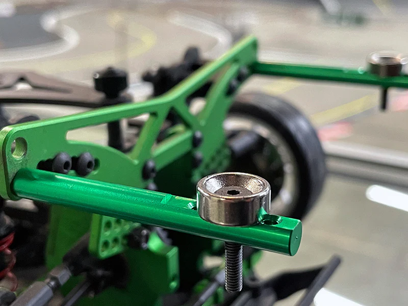 GREEN Gorilla Mounts Stealth Magnet Mount Body Post-Less Kit Magnets (FRONT REAR) [ScaleReflex] 888177