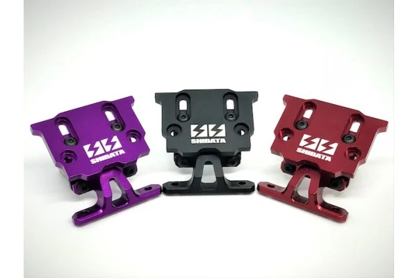 GRK VARIABLE REAR ESC PLATE (Red Black Purple) [Shibata] R31S305BK R31S305RD R31S305PU
