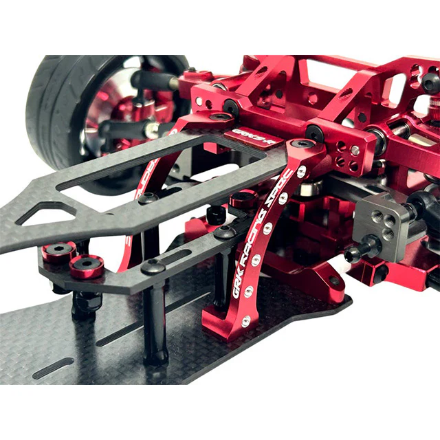 GRK5 REINFORCEMENT BRACE V2 (Red Black Purple) [Shibata] R31S126BK R31S126RD R31S126PU - Image 2