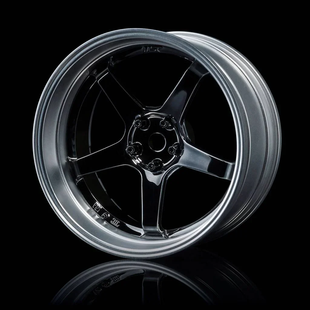 GT 5 SPOKE (SMOKE CHROME) Adjustable Offset Rims (4-Pack) [MST] 832110SBK