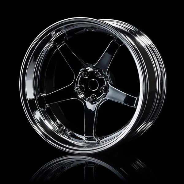 GT 5 SPOKE (SMOKE CHROME) Adjustable Offset Rims (4-Pack) [MST] 832109SBK