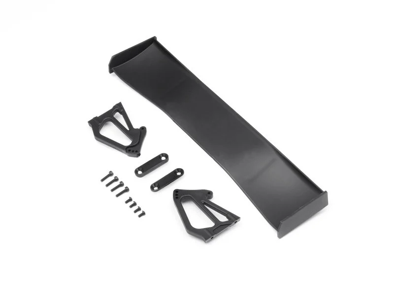 GT WING SET (TYPE F - 10TH SCALE - BLACK) Spoiler Set [HPI Racing] 109159
