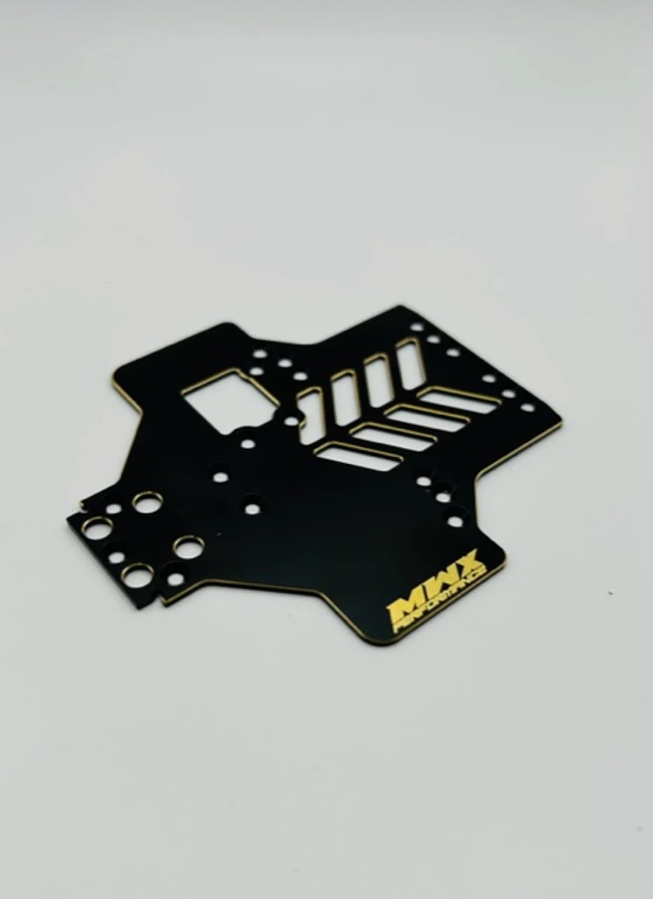 GTR A spec chassis (ASPEC-V1) BRASS Lower Deck kit for GL-GTR [MWX] ASPEC-V1