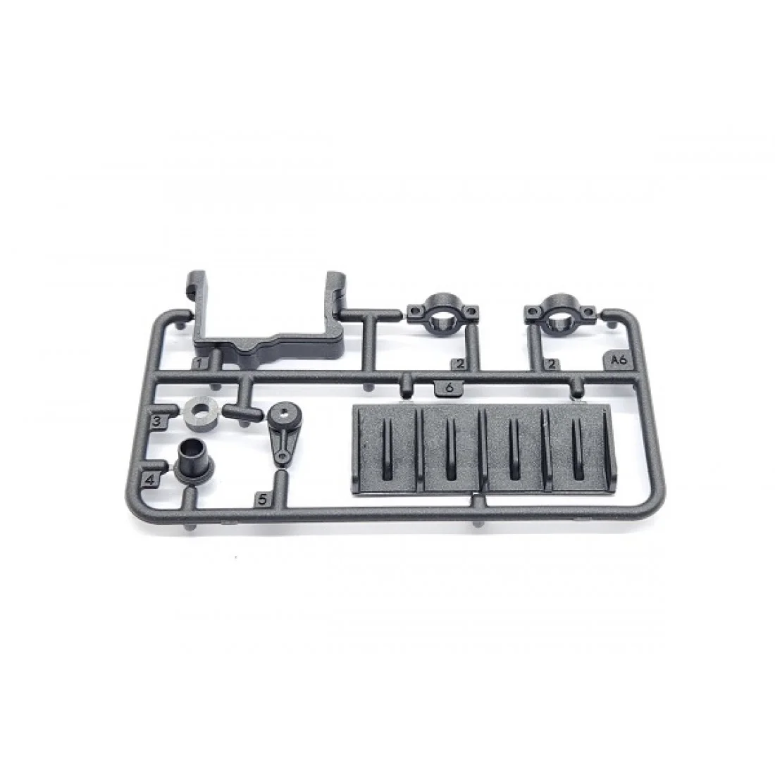 GTR SPARE PARTS - Rear Diffuser,Servo Mount,Servo Horn &amp; Ride Height Bushing [GL Racing] GL-GTR-S-006