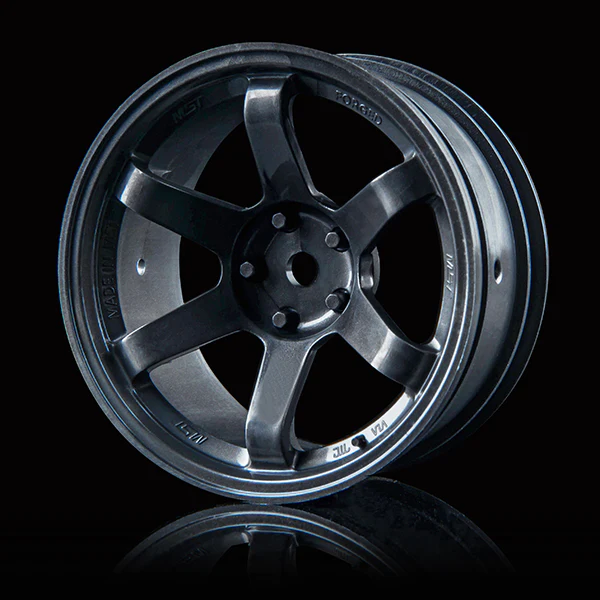 Gun Metal Grey High Traction 5mm 7mm 1-10 TE37 Style Wheels [MST] 832302GR 832301GR - Image 2