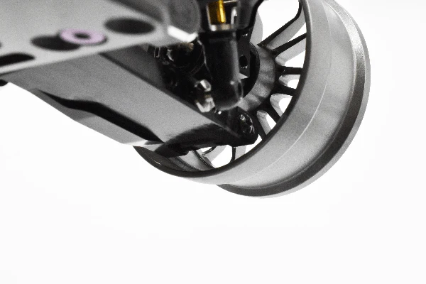 GUN METAL METALLIC UL12 (57extreme) Drift Wheel Rims 6mm OFFSET (HIGH TRACTION) [Reve D] RW-UL12M6 - Image 3