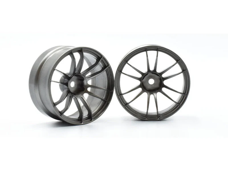 GUN METAL METALLIC UL12 (57extreme) Drift Wheel Rims 6mm OFFSET (HIGH TRACTION) [Reve D] RW-UL12M6 - Image 4