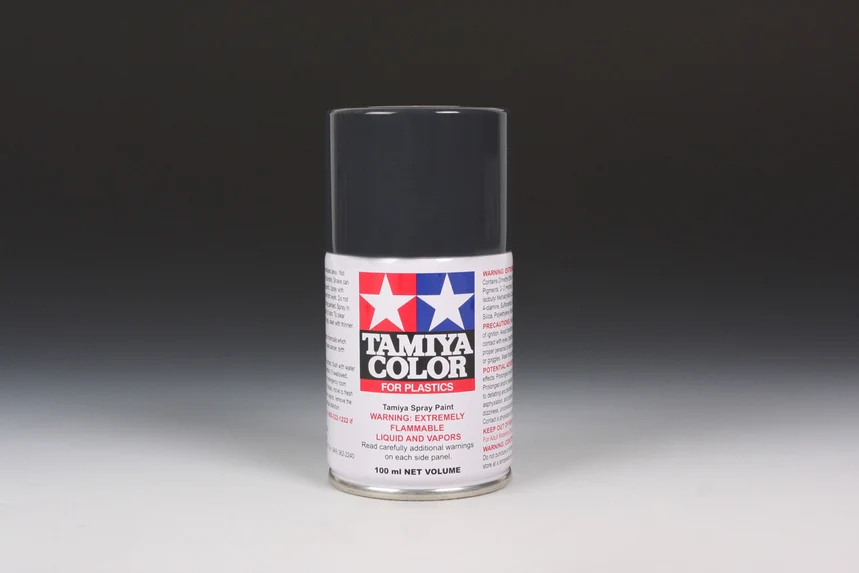 GUNSHIP GRAY- Lacquer Spray Paint 100ml (For Plastic Models) TS-48 [Tamiya] 85048 - Image 2