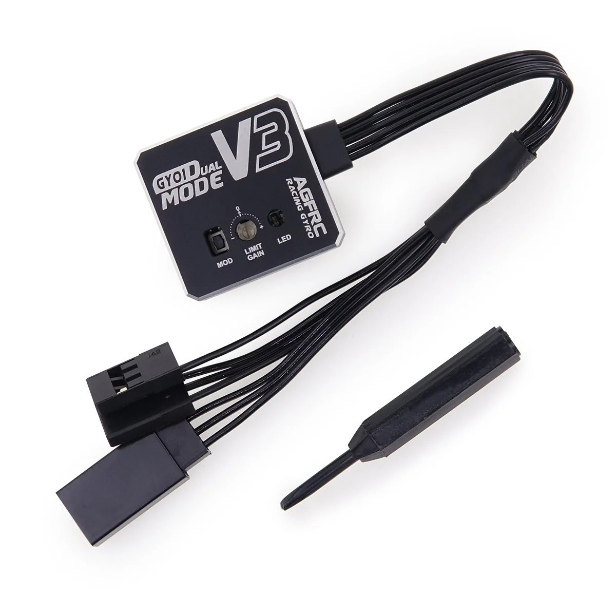 GY01 V3 Aluminum Case Dual Gain Gyro for 1-10 Car [AGFRC] FCGYC001