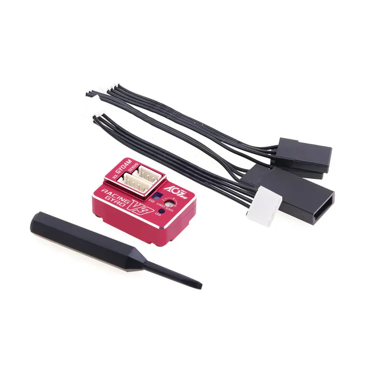 GY04M v3 RED  - Super Light Weight Gyro  1-28 RWD Drift Car Kit [AGFRC] GY04M (RED)