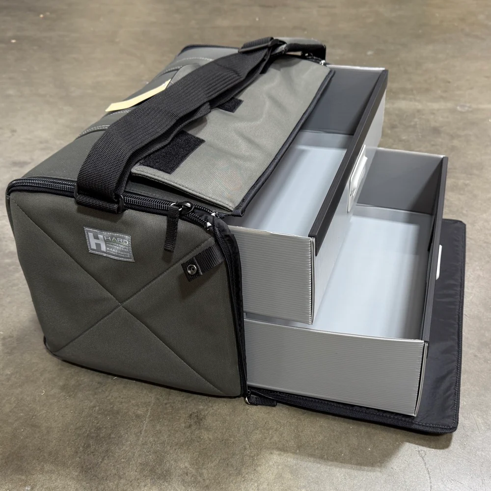 HARD DUAL DRAWER PREMIUM 1/10 RC CARRY BAG HAULER (20" x 12" x 11") [HARD] HARD(2DR-SG) - Image 5