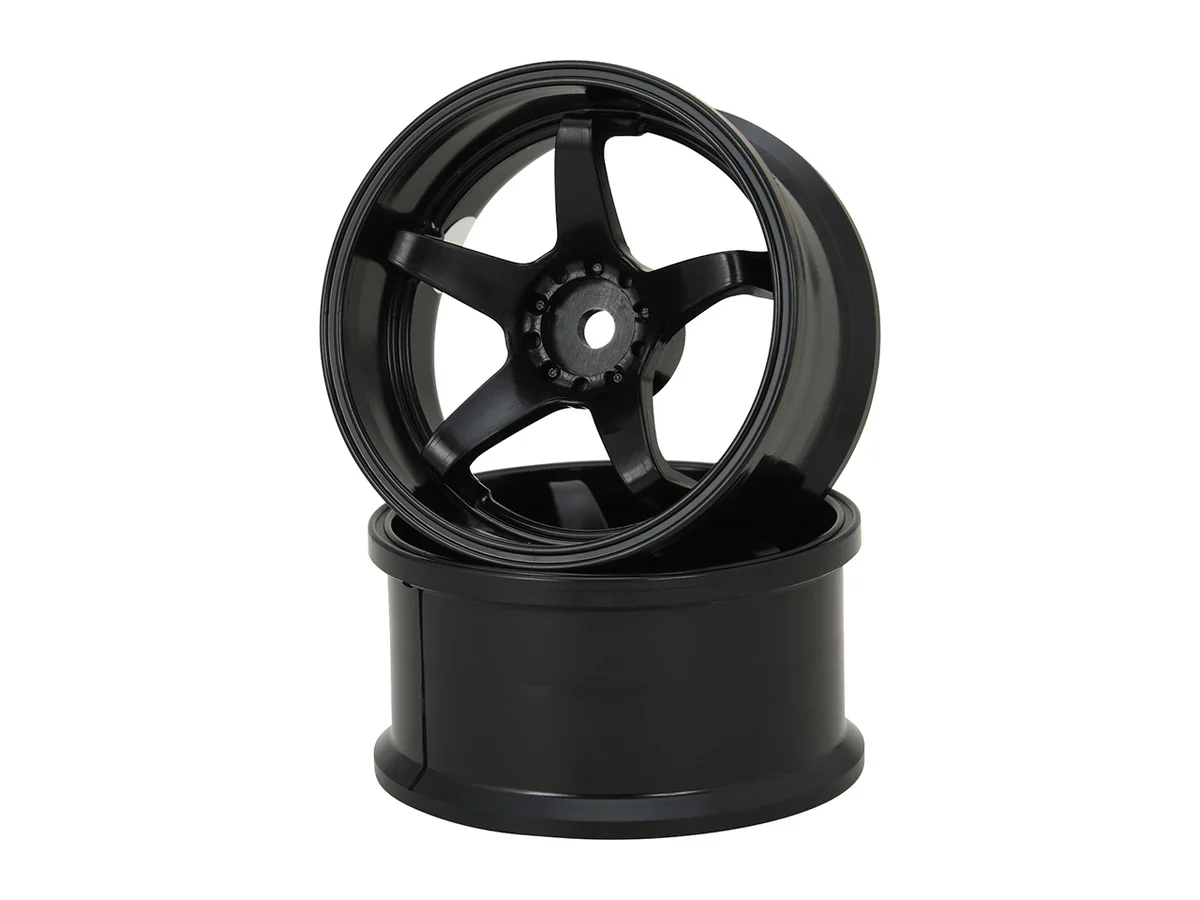HAYATE - BLACK N-Type Drift Wheel High Traction 6mm / 8mm 1/10 Rims [G-Force] GD054 GD055 - Image 6