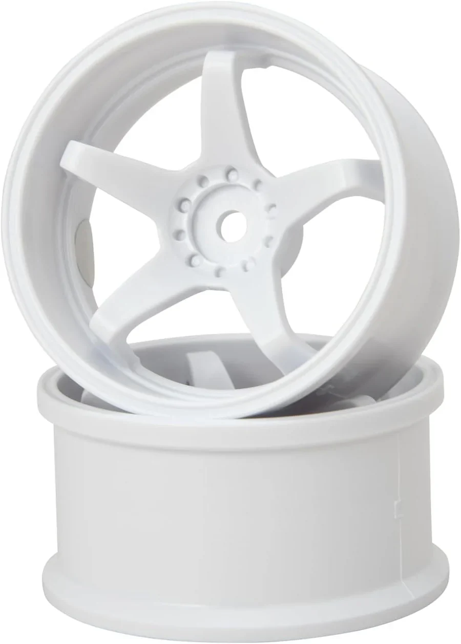 HAYATE - WHITE N-Type Drift Wheel High Traction 6mm / 8mm 1/10 Rims [G-Force] GD048 GD049 - Image 6