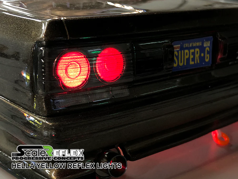 HELLA YELLOW Reflex LED Light Kit for 1-10 R-C Car (10 LED KIT) LIPO or RECEIVER - 700500 - Image 4