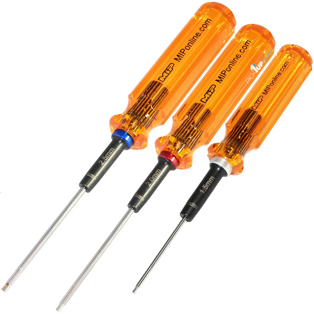 Hex Driver Wrench Set Gen 2, Metric (3), 1.5mm, 2.0mm, & 2.5mm  (METRIC) [MIP] 9602