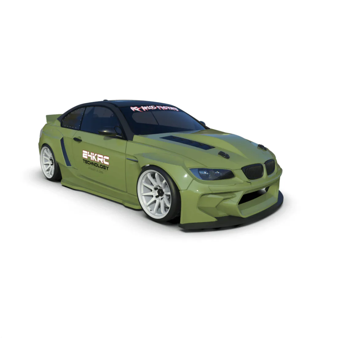 HGK WIDEBODY BMW E92/M3 EUROFIGHTER 1-10 Body Set [24k / ARLOS] TAF43016 (24K4316)