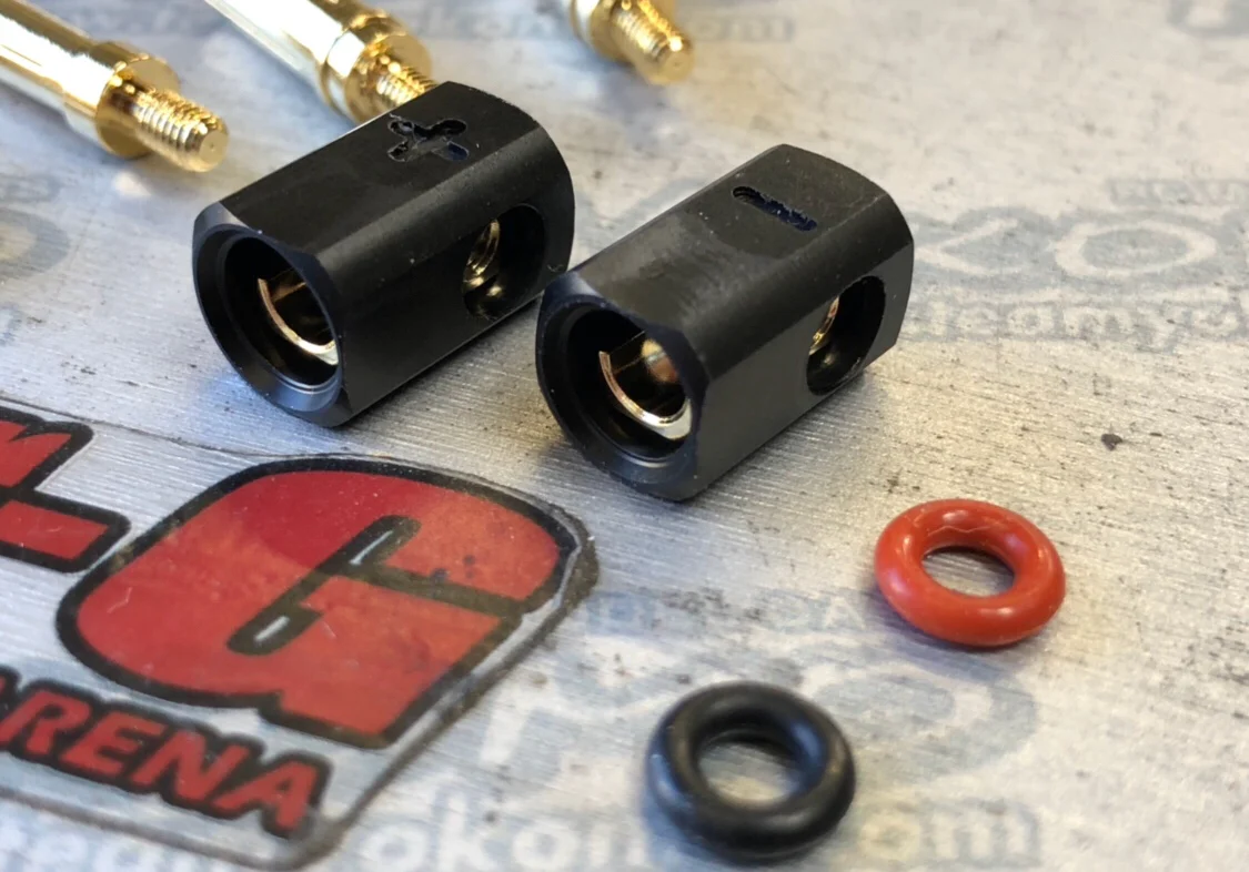 High AMP Gold L Connector +-- set (4mm & 5mm) Bullet Power RIGHT ANGLE Connectors - Image 5
