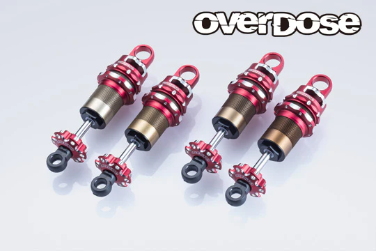 High Grade Shock Set spec.4 (Full adjustable, 4 Set) Black Purple Red HG4 [OVERDOSE] OD3900 OD3901 OD3902 - Image 2
