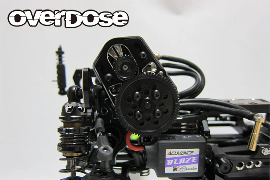 High Mount Motor Plate (For OD2877) GALM - Red Purple Black [OVERDOSE] OD3916 OD3915 OD3914 - Image 5