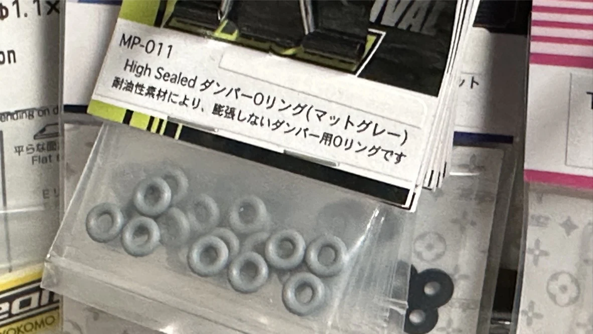 High Sealed Damper O-Ring Matte Gray 8 pieces  [Mikuni] MP-011 - Image 2