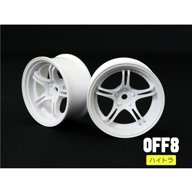 HIGH TRACTION WHITE SSR PROFESSOR SPX 6mm - 8mm 1/10 WHEELS RIMS [RC Art] WW-0506HWH WW-0508HWH - Image 3