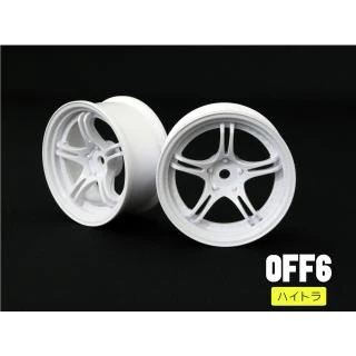 HIGH TRACTION WHITE SSR PROFESSOR SPX 6mm - 8mm 1/10 WHEELS RIMS [RC Art] WW-0506HWH WW-0508HWH - Image 4