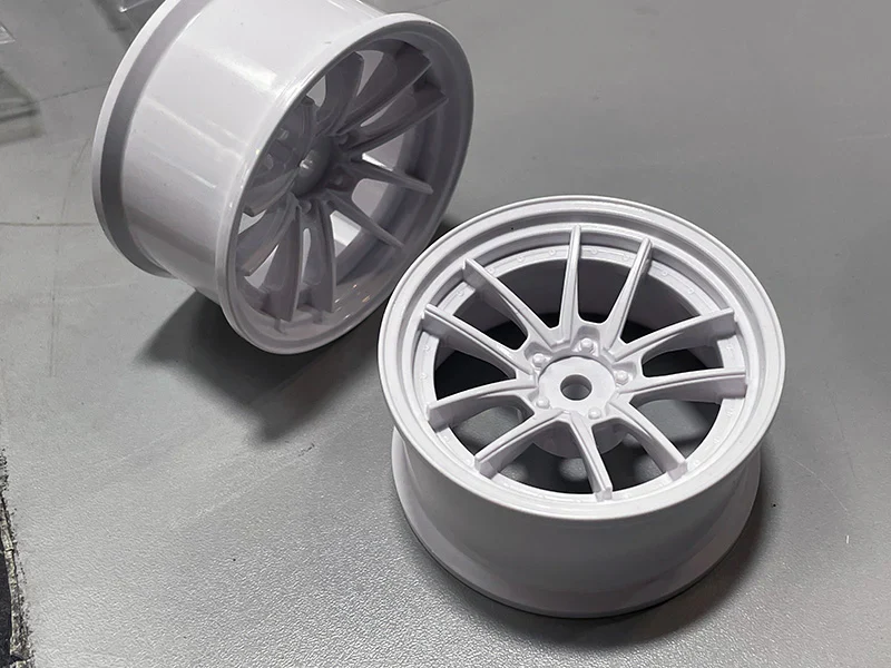 HIGH TRACTION WHITE SSR REINER 6mm - 8mm 1/10 WHEELS RIMS [RC Art] WW-0706HWH WW-0708HWH