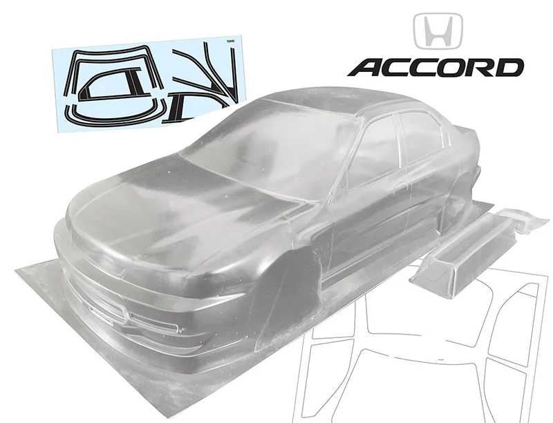 Honda Accord Inspire CD5 Sedan 4 Door 1-10 Body Shell [Quality RC] QRC-ACCORD - Image 2