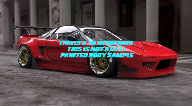 Honda Acura NSX w Pandem 1-10 Body Shell [Quality RC] QRC-027 - Image 2
