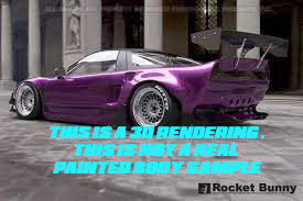 Honda Acura NSX w Pandem 1-10 Body Shell [Quality RC] QRC-027 - Image 5
