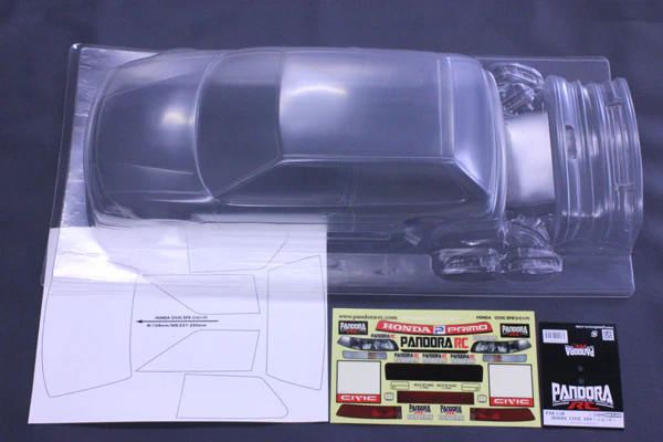 Honda Civic EF9 SI-R 1-10 Bodyset [Pandora] PAB-3158 - Image 4
