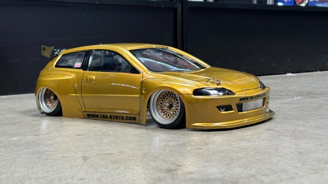 Honda Civic EG6 PANDEM WIDEBODY 3 Door 1-10 Body Shell hatchback [Quality RC] QRC-136 - Image 5