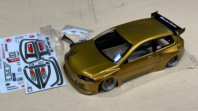 Honda Civic EG6 PANDEM WIDEBODY 3 Door 1-10 Body Shell hatchback [Quality RC] QRC-136 - Image 6