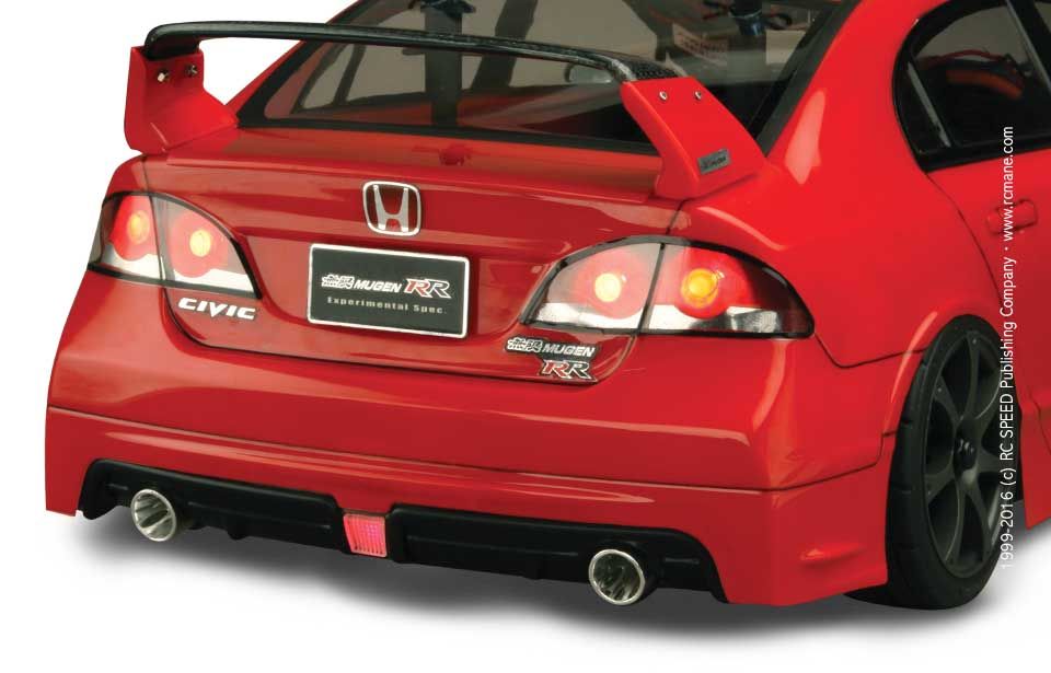 Honda Civic RR MUGEN TYPE-R FD2 FD-2 Sedan 4 Door 1-10 Body Shell [Quality RC] QRC122-FD2 - Image 3