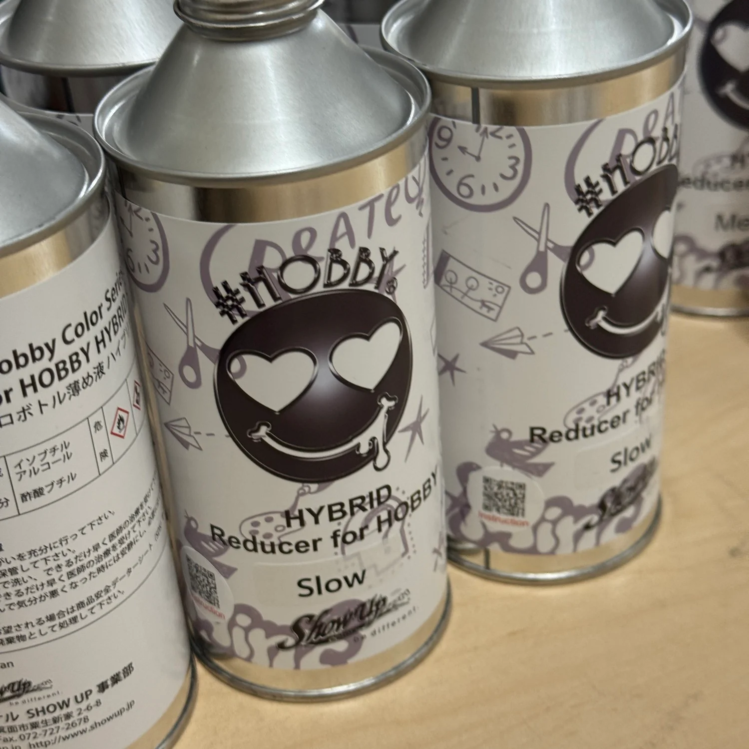 HYBRID - NORMAL THINNER REDUCER (for Urethane and Lacquer)- Slow - Medium - Fast - Large 270g Bottle (for Airbrush) [Show Up] Made in Japan - Image 4