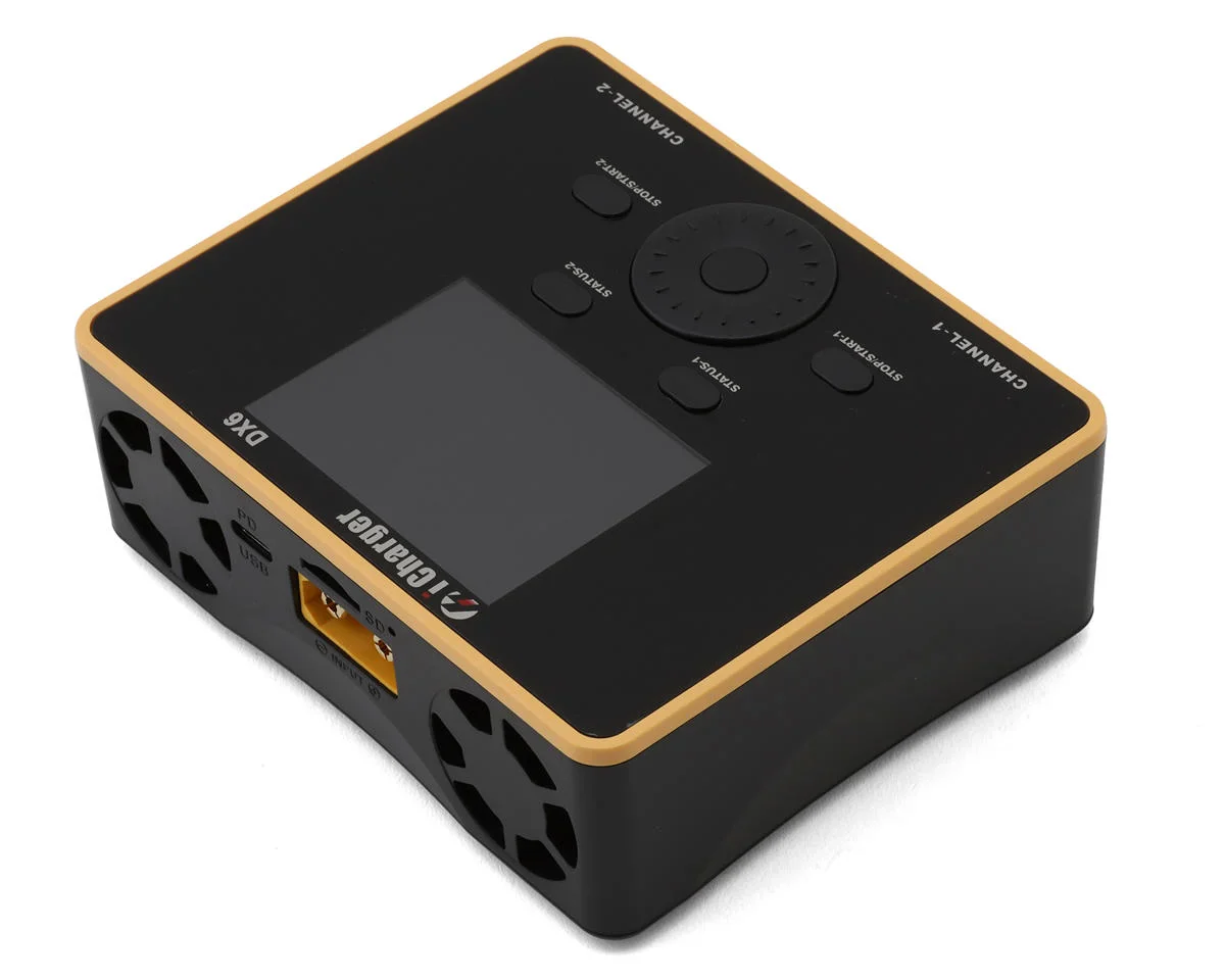 iCharger DX6 DC Dual LiPo/Life/NiMH/NiCD Battery Charger (6S/50A/1500W) [Junsi] JUN-DX6 - Image 2