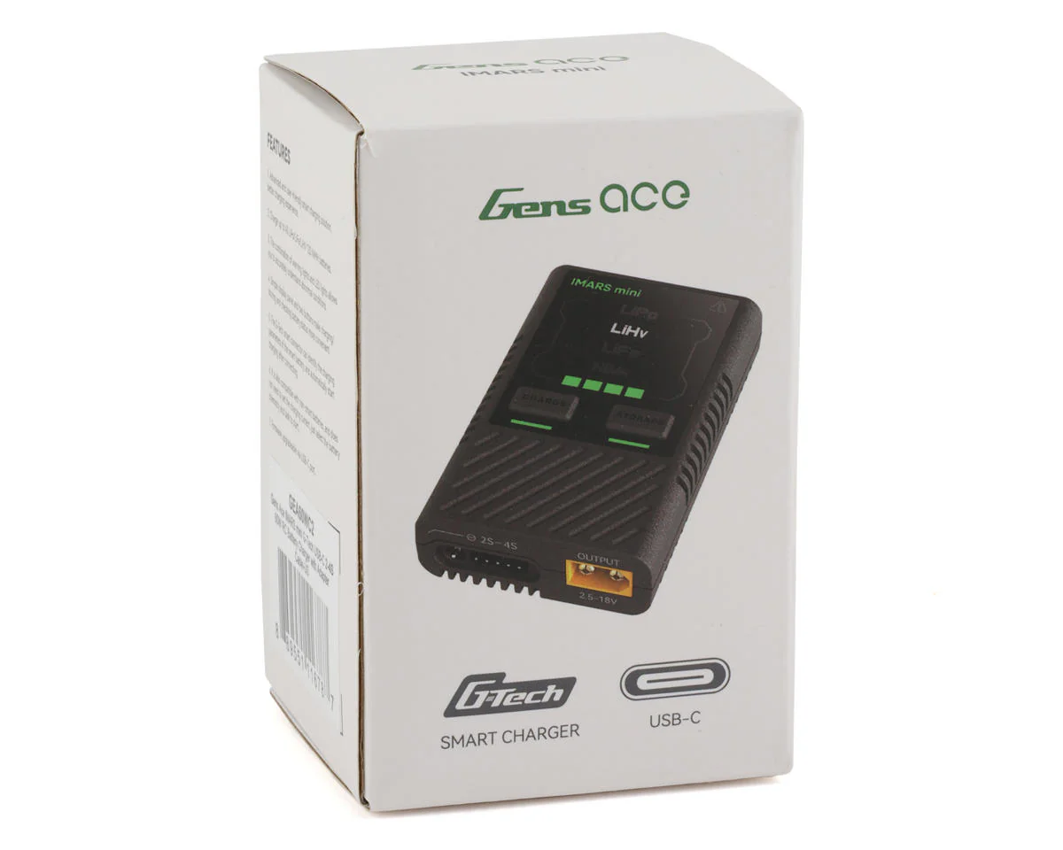 Imars Mini (POCKET) 2-4S USB-C DC Charger (5A-60W) (2-4S-5A-60W) [Gens Ace] GEA60WC2 - Image 3