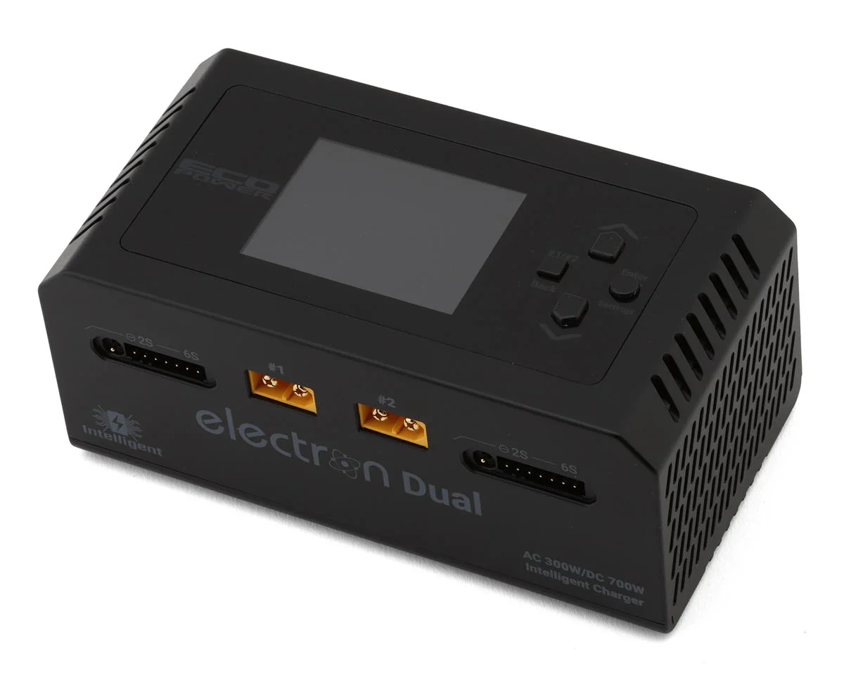 Intelligent DUAL (2 port) LiPo/LiHV/LiFe AC/DC Charger (6S/16A) (AC-300W) (DC-350W x2) [EcoPower] ECP-1016