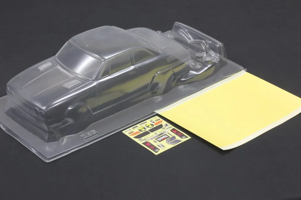 Izusu Bellett Fastback GT-R 196mm 1-10 Body Set [Pandora] PAB-3143 - Image 4