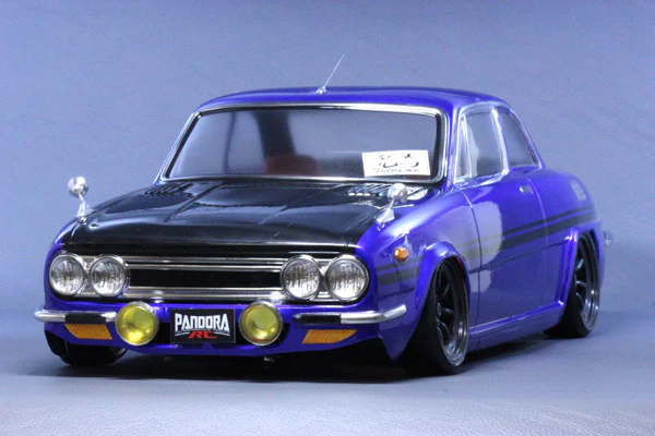 Izusu Bellett Fastback GT-R 196mm 1-10 Body Set [Pandora] PAB-3143 - Image 5
