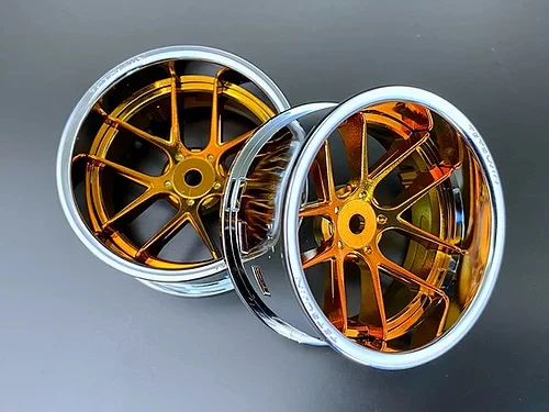 Jasmine GOLD / CHROME RIM02 Super-Rim Set (Adjustable Offset 3, 6, 9) [Tetsujin] TT-8027