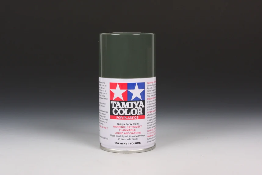 JGSDF OLIVE DRAB - Lacquer Spray Paint 100ml (For Plastic Models) TS-70 [Tamiya] 85070 - Image 2